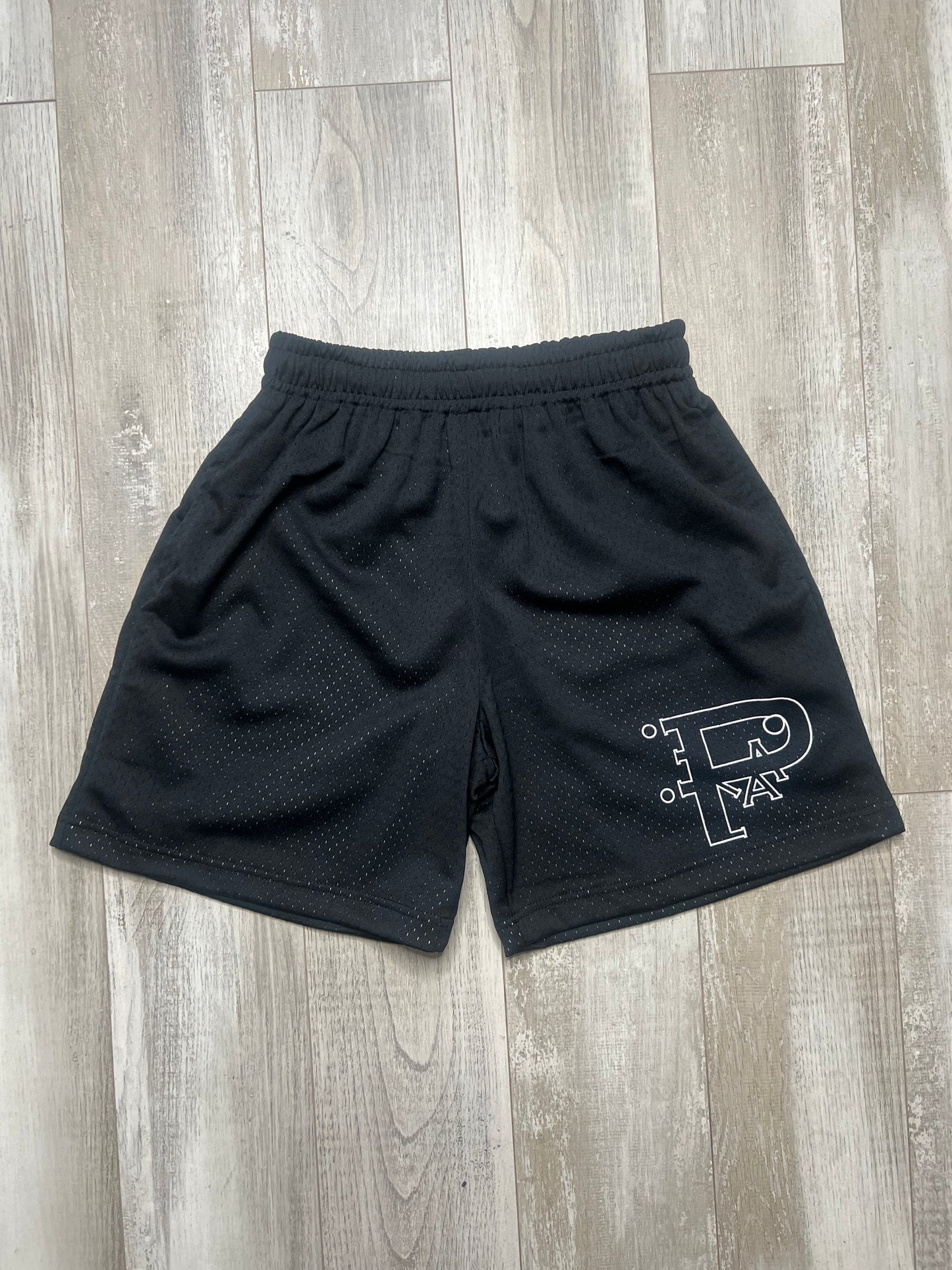 Black Mesh Short