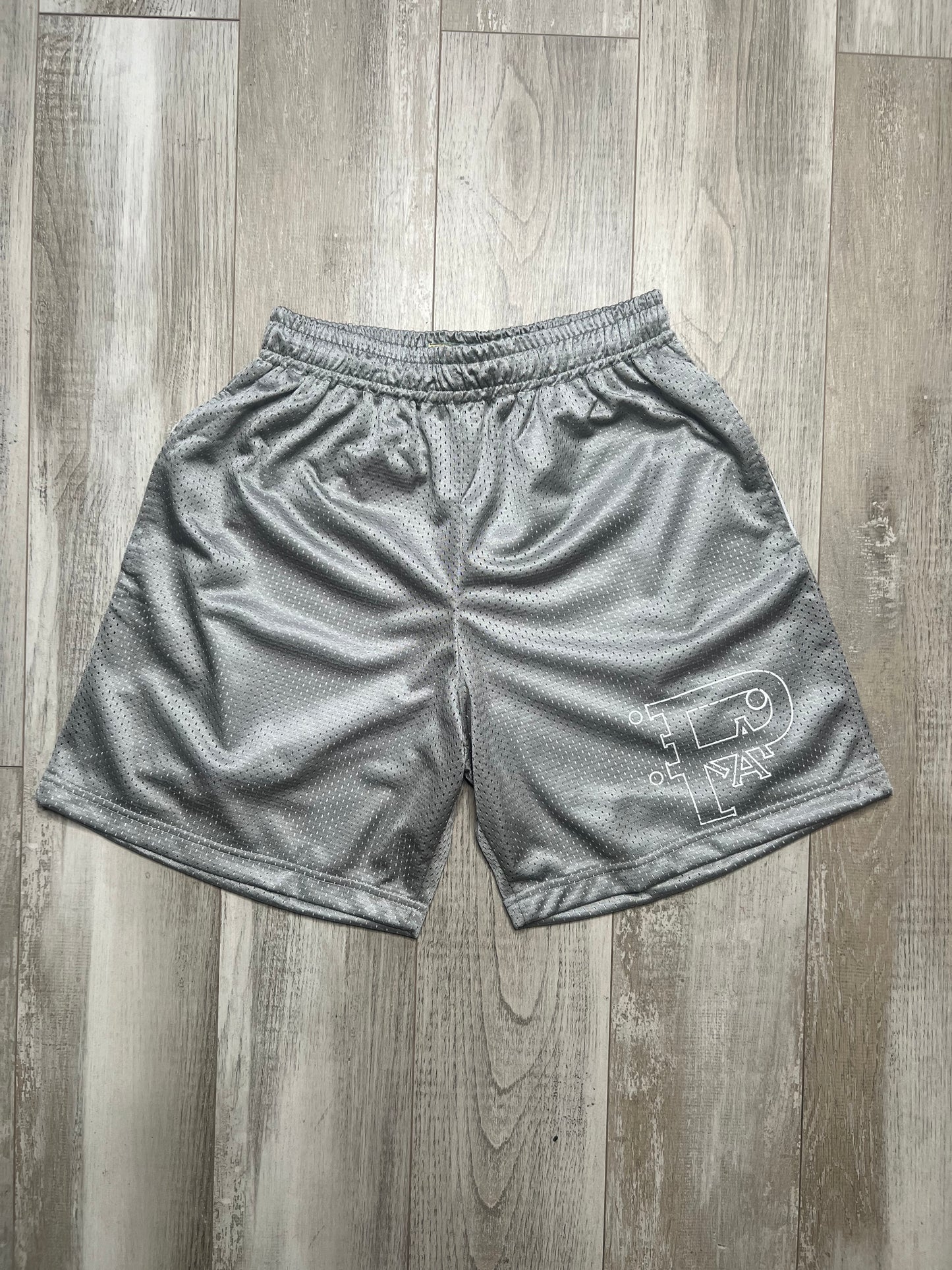 Grey Mesh Short